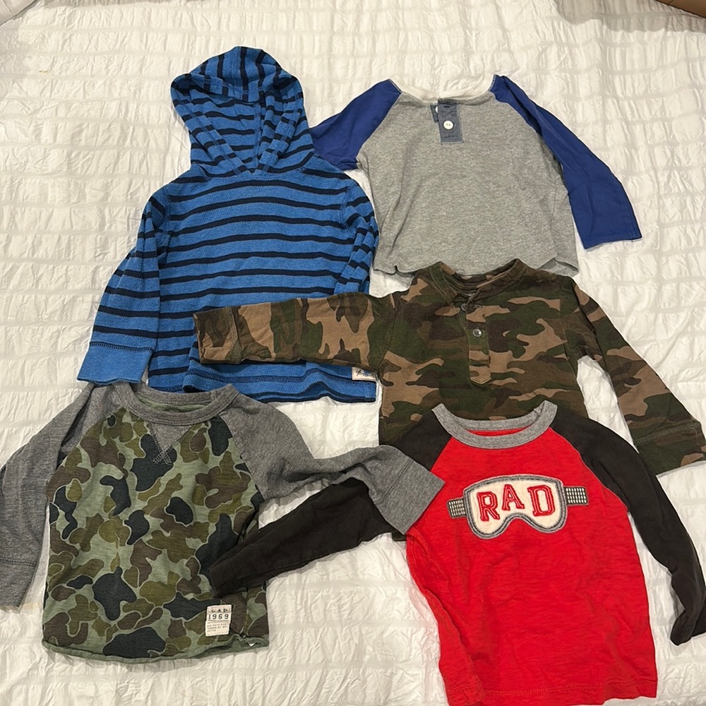 Baby Gap 18-24 long sleeve bundle (5 shirts)